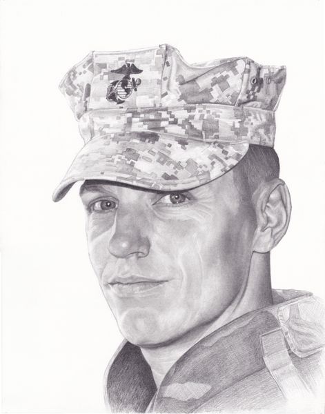 Baker, self-portrait by Lee Baker