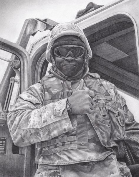 marine portrait by Lee Baker