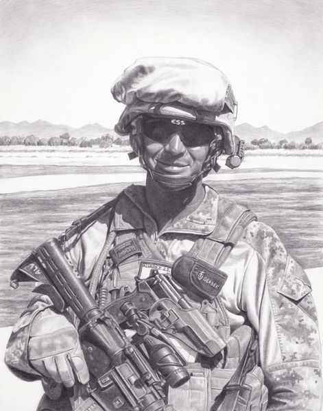 marine portrait by Lee Baker