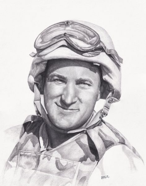 marine portrait by Lee Baker